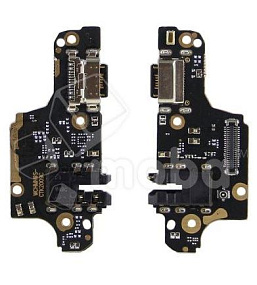 Шлейф Xiaomi Redmi Note 9s/Note 9 Pro плата системный разъем/разъем гарнитуры/микрофон