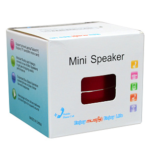 Колонка A10U (Bluetooth/MicroSD/USB/FM) красная