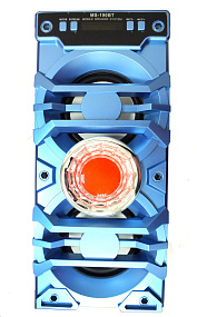 Колонка MS-190BT (Bluetooth/MicroSD/USB/FM/AUX) 10W синяя