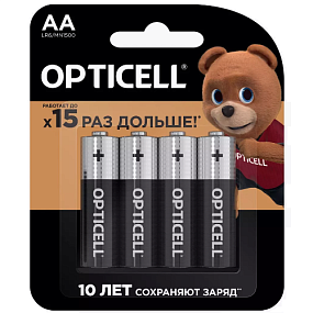 Батарейка АА Opticell LR6 4BL Basic 4/48/192 1шт