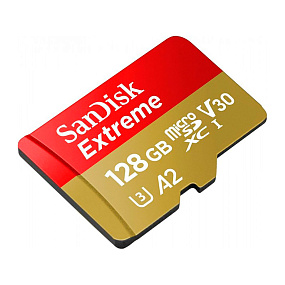 MicroSD 128Gb SanDisk Extreme Action Cameras/Drones Class 10 UHS-I 160Mb/s +SD adapter