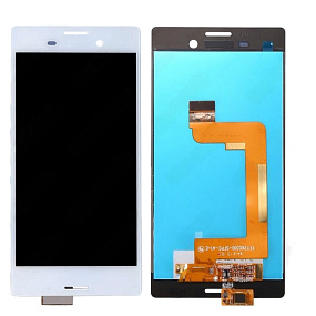 Дисплей для телефона Sony E2303/E2312/E2333 (M4 Aqua/M4 Dual/M4 Aqua Dual) в сборе с тачскрином Белы