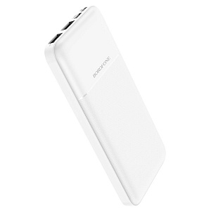 Портативное зарядное устройство Borofone BJ16 2USB/Micro/Type-C 10000mAh белый