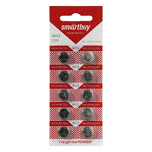 Батарейка SmartBuy AG12 10BL 1шт