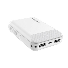 Портативное зарядное устройство Borofone BT17 2USB/Micro 10000mAh белый