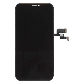 Дисплей для телефона iPhone X в сборе Черный - GX