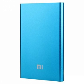 Портативное зарядное устройство Mi 12000mAh синий (УЦЕНКА) Царапины, потёртости