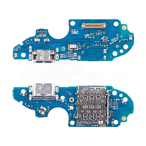 Шлейф Huawei Nova Y91 (STG-LX1) плата системный разъем/разъем SIM/микрофон
