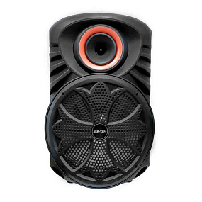 Колонка JBK-1203 (Bluetooth/USB/TF/FM/AUX/TWS/LED) 25W оранжевая