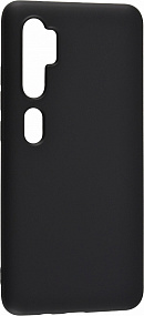 Силиконовый чехол Xiaomi Redmi Note 10 Pro матовый черный