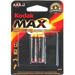 Батарейка ААА Kodak MAX LR3 2BL 2/20/100 1шт