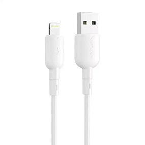Дата кабель lightning USB - USB VFan X11 3A 1м белый
