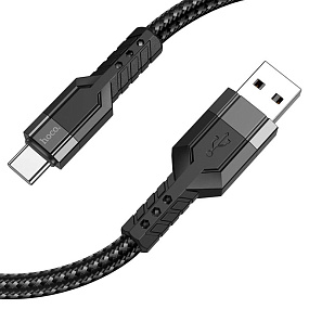 Дата кабель Type-C - USB Hoco U110 2.4A 2м черный