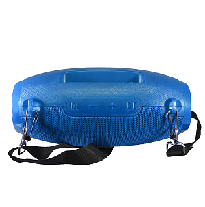 Колонка K20 (Bluetooth/MicroSD/USB/AUX) синяя