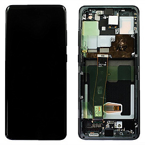 Дисплей для телефона Samsung G985F (S20 Plus) модуль Серый - Оригинал