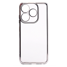 Силиконовый чехол Tecno Spark 10/10C Activ Pilot серебро