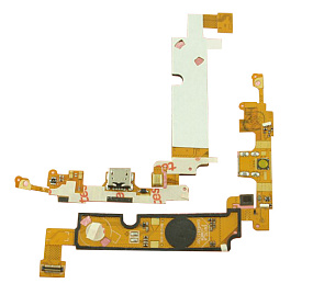 Шлейф LG E610/E612/E615 на системный разъем/микроф