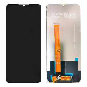 Дисплей для телефона Samsung A505F/A305F (A50/A30) в сборе с тачскрином Черный - In-Cell (Без отпеча