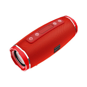 Колонка Borofone BR3 (Bluetooth/MicroSD/USB/FM/AUX) 10W красная