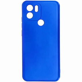 Силиконовый чехол Xiaomi Redmi A1+/A2+/Poco C50/C51 с закрытой камерой синий