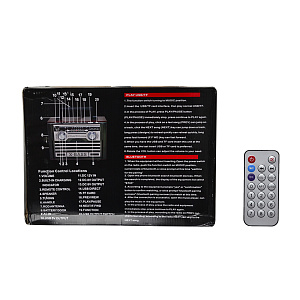 Радиоприемник GOLON RX-618BT коричневый/серый