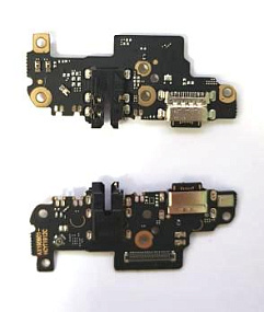 Шлейф Xiaomi Redmi Note 8 Pro плата системный разъем/разъем гарнитуры/микрофон