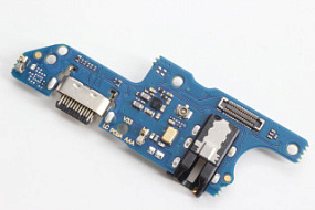 Шлейф Infinix Smart 7 Plus (X6517) плата на системный разъем/разъем гарнитуры/микрофон