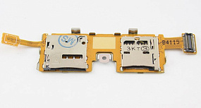 Шлейф Samsung P901 на разъем SIM/MMC