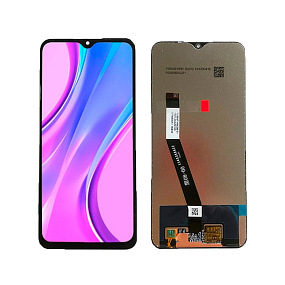Дисплей для телефона Xiaomi Redmi 9/9 Prime в сборе с тачскрином Черный - Оригинал