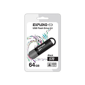 64Gb Exployd 570 черная 2.0