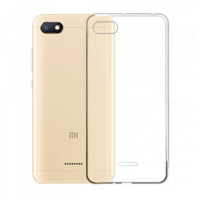 Силиконовый чехол Xiaomi Redmi 6A прозрачный