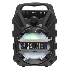 Колонка JBK-606 (Bluetooth/MicroSD/USB/FM/AUX) 5W черная