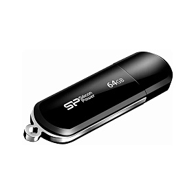 64Gb Silicon Power LuxMini 322 черная 2.0