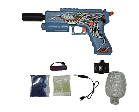 Пистолет водные шарики, аккумулятор 623-3(УЦЕНКА)б/у, потертости