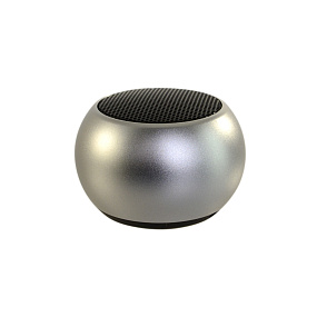 Колонка M3 (Bluetooth/MicroSD/USB/FM) серебро