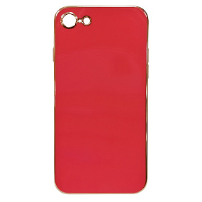 Кейс iPhone 7/8/SE 2020 силикон SL007 (004) красный