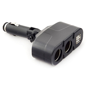 Разветвитель прикуривателя (2 выхода + 2USB) BM-033 (УЦЕНКА) тех.пак