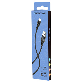 Дата кабель Type-C - USB Borofone BX20 3A 1м черный