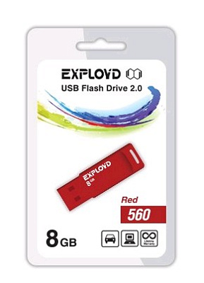8Gb Exployd 560 красная 2.0