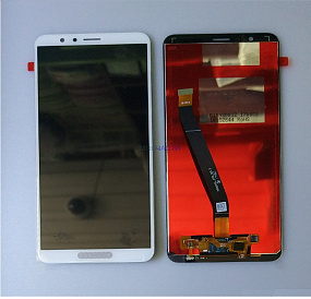 Дисплей для телефона Huawei Honor 7X в сборе с тачскрином Белый (orig LCD)