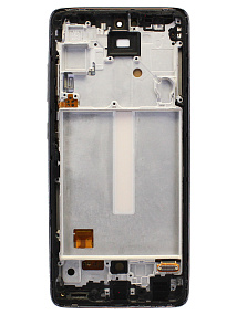 Дисплей для телефона Samsung A525F/A526B/A528B (A52) модуль Черный - (OLED) (Full Size)