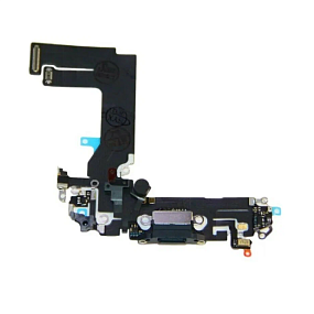 Шлейф iPhone 13 mini на системный разъем/микрофон Черный