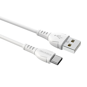 Дата кабель Type-C - USB Borofone BX51 3A 1м белый