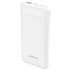 Портативное зарядное устройство Borofone BJ19 PD20W+QC3.0 2USB/Micro/Type-C 10000mAh белый