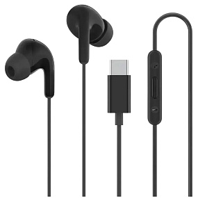 Наушники Xiaomi Type-C Earphones (BHR8931GL/M2413E1) черные(УЦЕНКА)б/у,1ухо тише играет