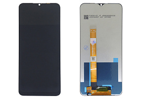 Дисплей для телефона OPPO A15/A15s/A16 в сборе с тачскрином Черный - Оригинал