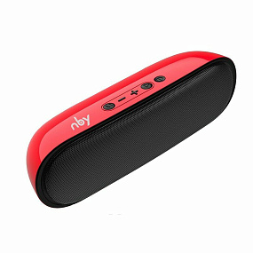 Колонка NBY 4070 (Bluetooth/TF/USB/AUX/FM) красная