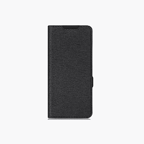 Чехол-книжка DF под кожу Tecno Pova Neo 3 черный