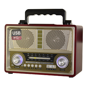 Радиоприемник Kemai MD-1802BT (USB/microSD/SD/FM/Bluetooth) светлая панель