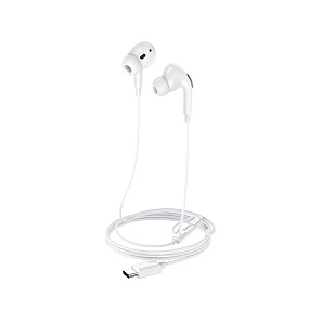 Наушники Hoco M1 Pro Type-C внутриканальные с микрофоном белые